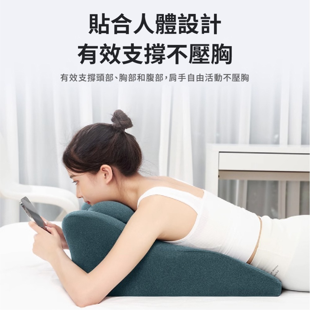 趴睡枕 午睡枕 冰絲涼感 床上趴睡枕 減壓靠墊 靠枕 腰靠 床頭靠枕 靠墊 腿靠-細節圖4