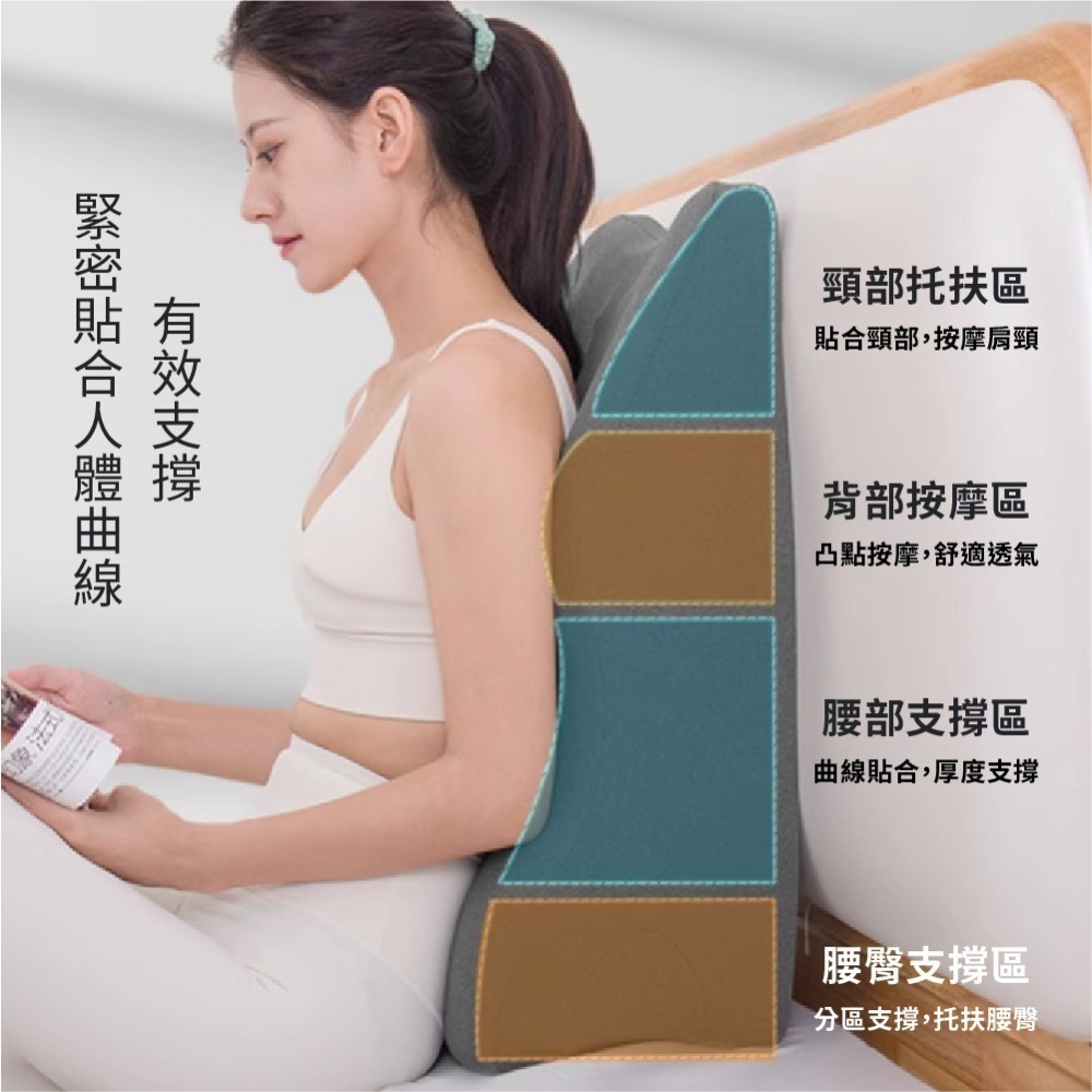趴睡枕 午睡枕 冰絲涼感 床上趴睡枕 減壓靠墊 靠枕 腰靠 床頭靠枕 靠墊 腿靠-細節圖8
