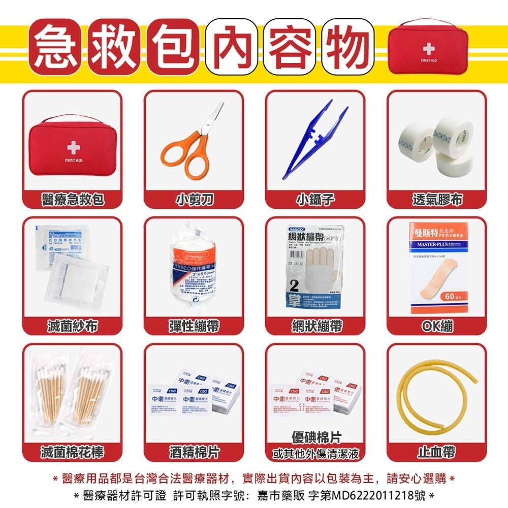 緊急避難包+急救包 專業地震防災包(地震包 急難救助包 避難包 防災包 急救防災包 )-細節圖7