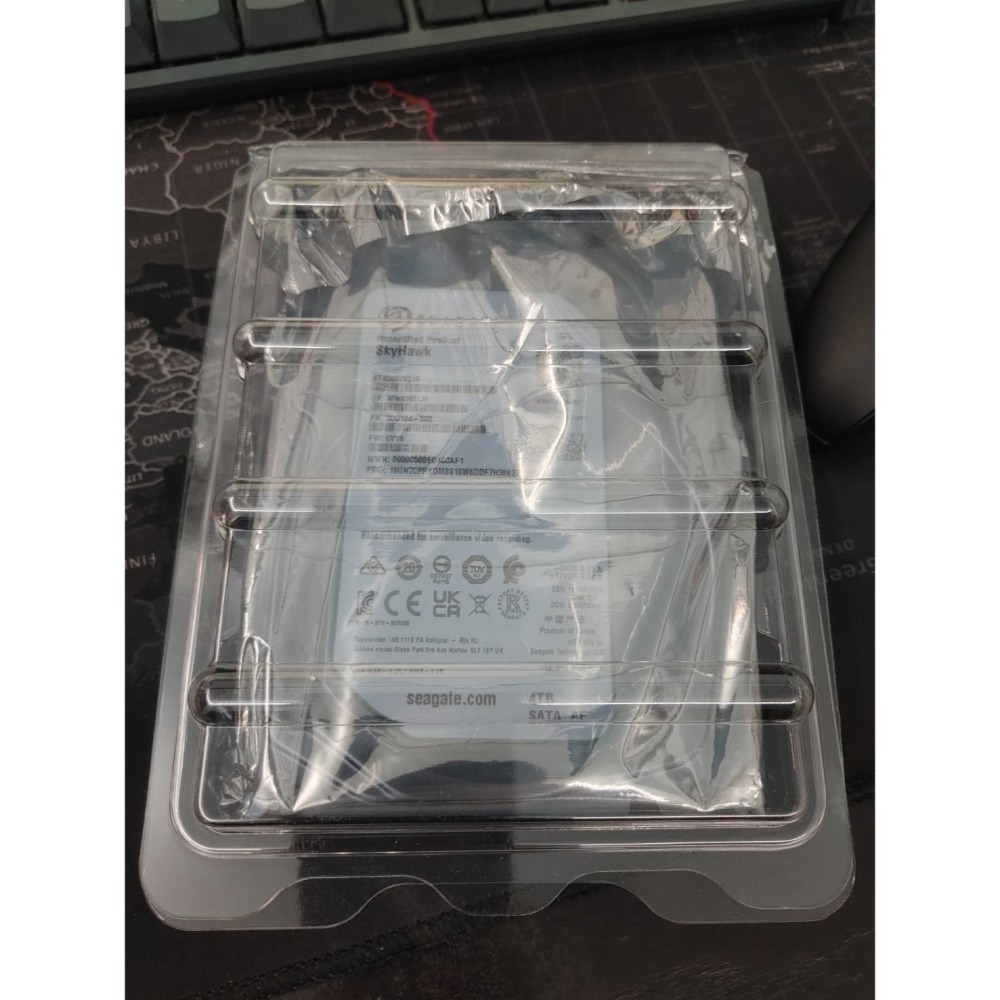 全新 Seagate SkyHawk 4T CMR 視訊硬碟 ( ST4000VX015 ) RMA 返修品-細節圖2