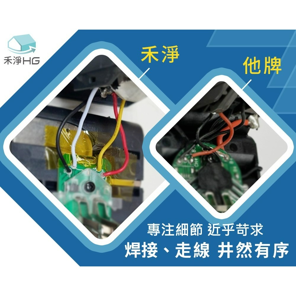 【禾淨家用HG】Dyson戴森 適用V7./SV11 DC8225 2400mAh 副廠吸塵器配件 鋰電池(雙重送)-細節圖9