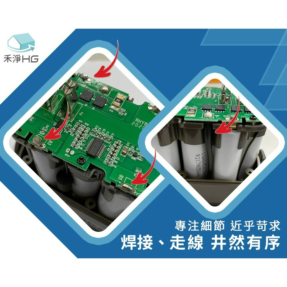 【禾淨家用HG】LG A9全系列 DC9130 3000mAh 副廠吸塵器配件 鋰電池-細節圖8