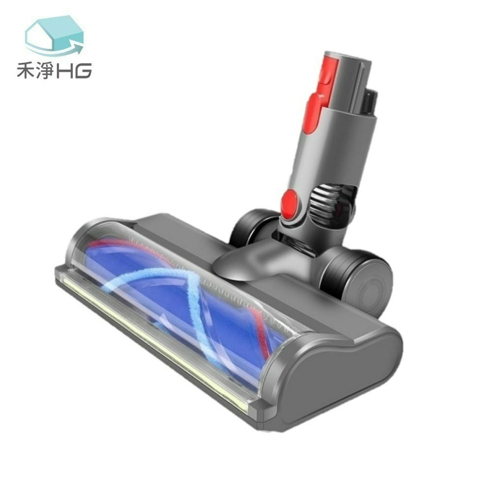 【禾淨家用HG】Dyson戴森 適用V7.V8.V10.V11.V15系列 副廠 防纏繞綠光全光域電動吸頭(1入/組)-細節圖5