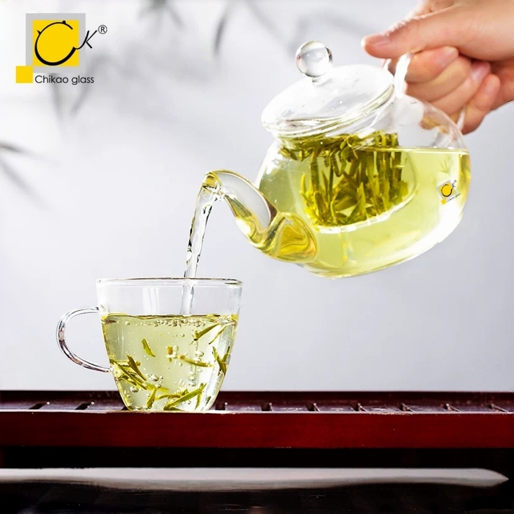 奇高 Chikao 標準花茶壺 600ml｜可直火微波｜抗酸鹼防爆裂｜單入精美盒裝｜星羽默小舖-細節圖4