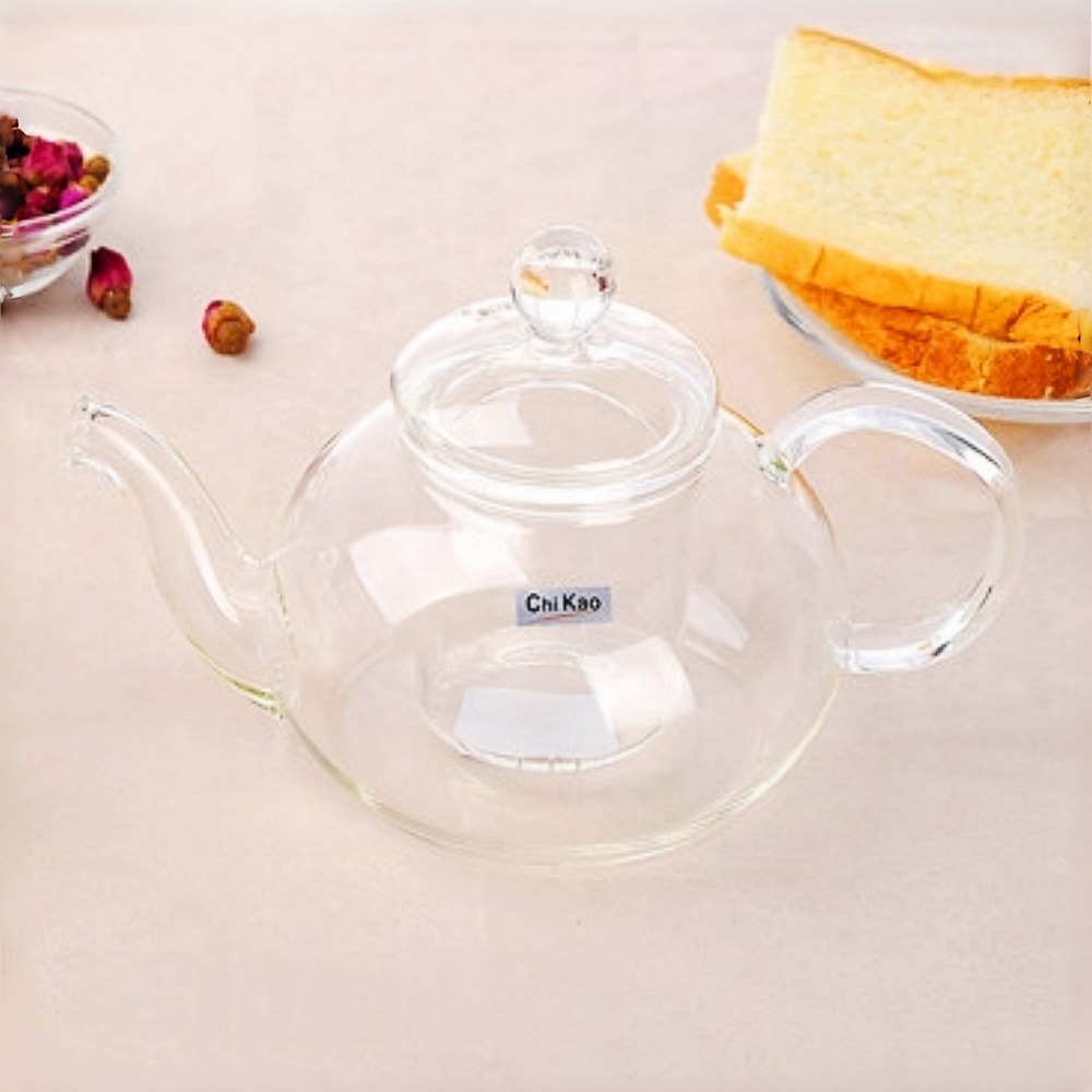 奇高 Chikao 標準花茶壺 600ml｜可直火微波｜抗酸鹼防爆裂｜單入精美盒裝｜星羽默小舖-細節圖6