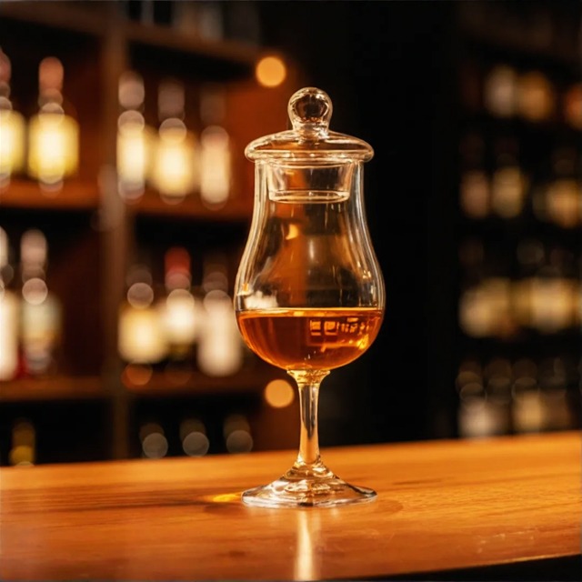 星羽默小舖｜台灣品牌 GLASSHOUSE 附蓋 高腳品酒杯 125cc (1入) 優惠中! 威士忌杯 聞香杯-細節圖6