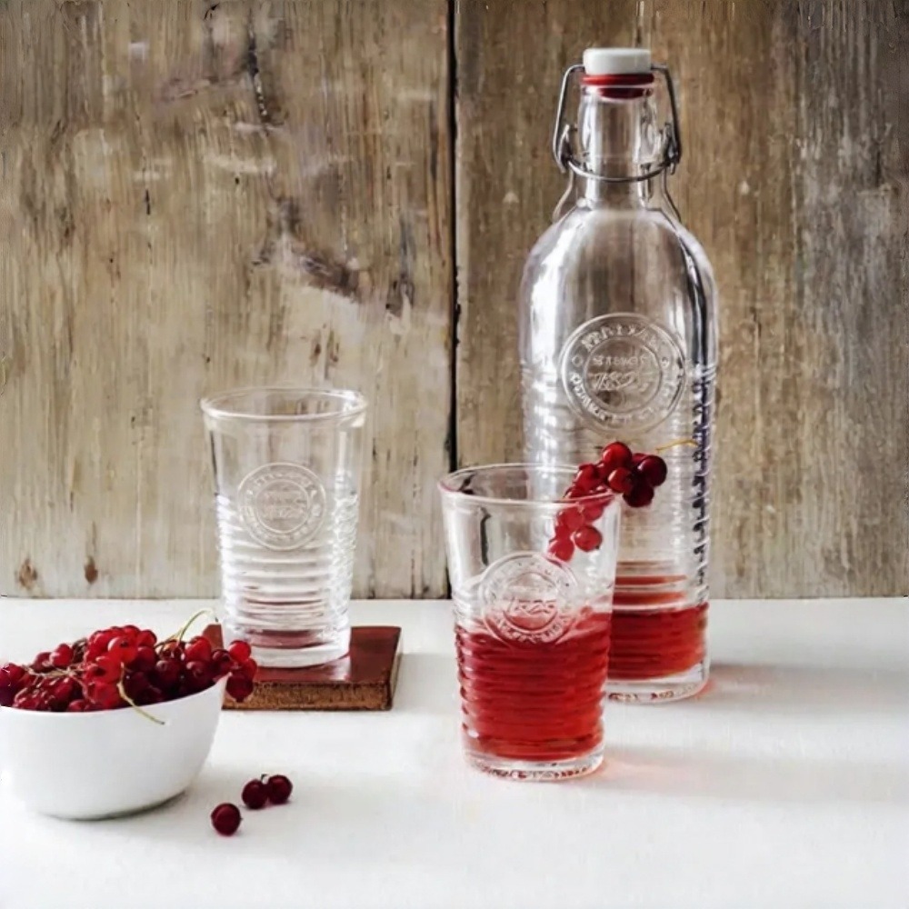 義大利 Bormioli Rocco 1825 復古工業風水杯 325ml｜經典橫紋鐫刻｜單入現貨｜星羽默小舖-細節圖4