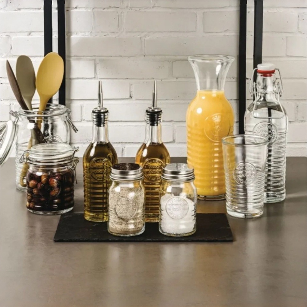 義大利 Bormioli Rocco 1825 復古工業風水杯 325ml｜經典橫紋鐫刻｜單入現貨｜星羽默小舖-細節圖5