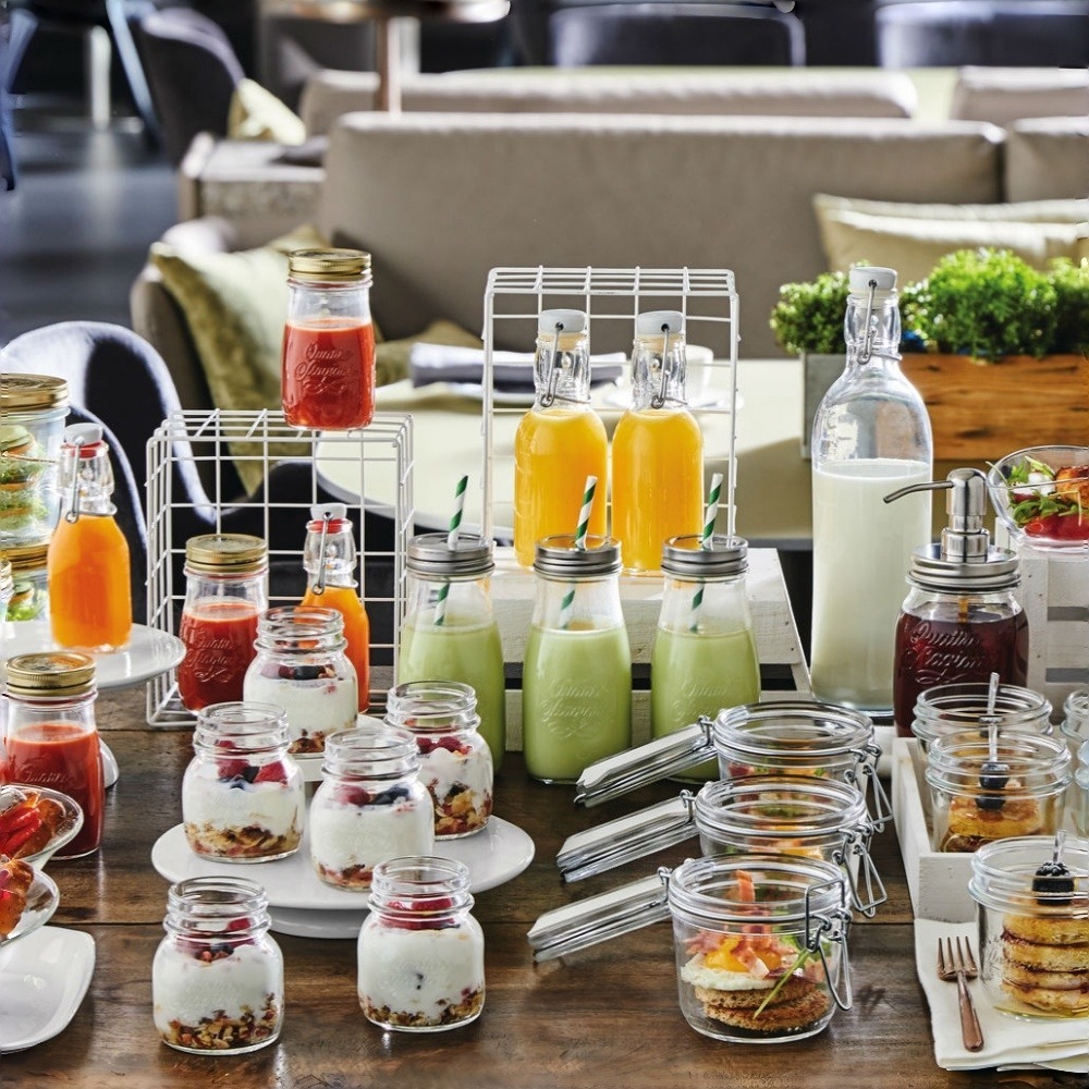 義大利 Bormioli Rocco Swing 方形醃漬瓶 250ml｜防漏隨身瓶｜無鉛水晶玻璃｜單入現貨｜星羽默小舖-細節圖4