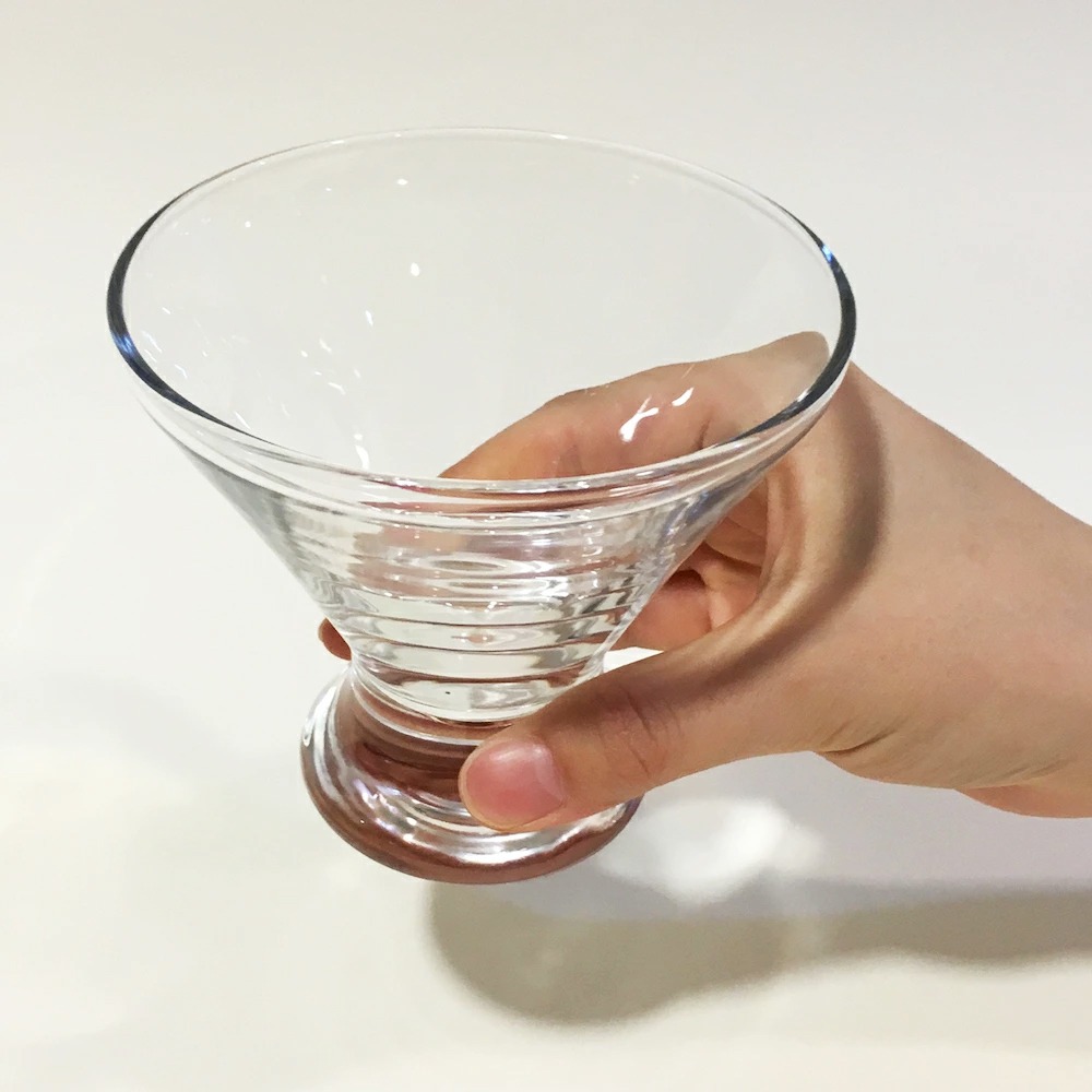 日本 ADERIA 口部強化寬口甜點杯 210ml｜寬口設計｜強化杯緣｜單入現貨｜星羽默小舖-細節圖2