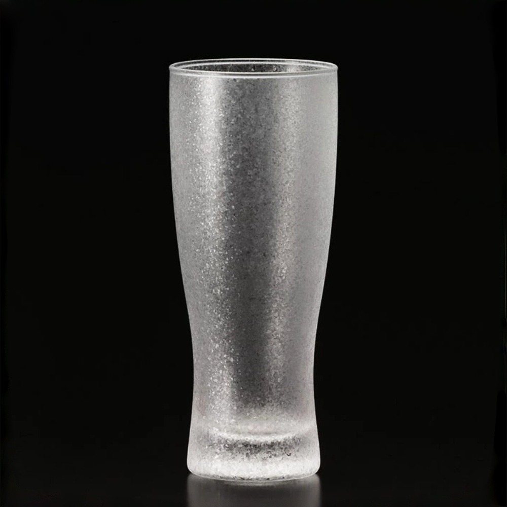 日本 ADERIA 晶耀啤酒杯 410ml｜霧面水晶玻璃｜特殊結晶鍍膜｜視覺降溫技術｜單入缺貨｜星羽默小舖-細節圖2