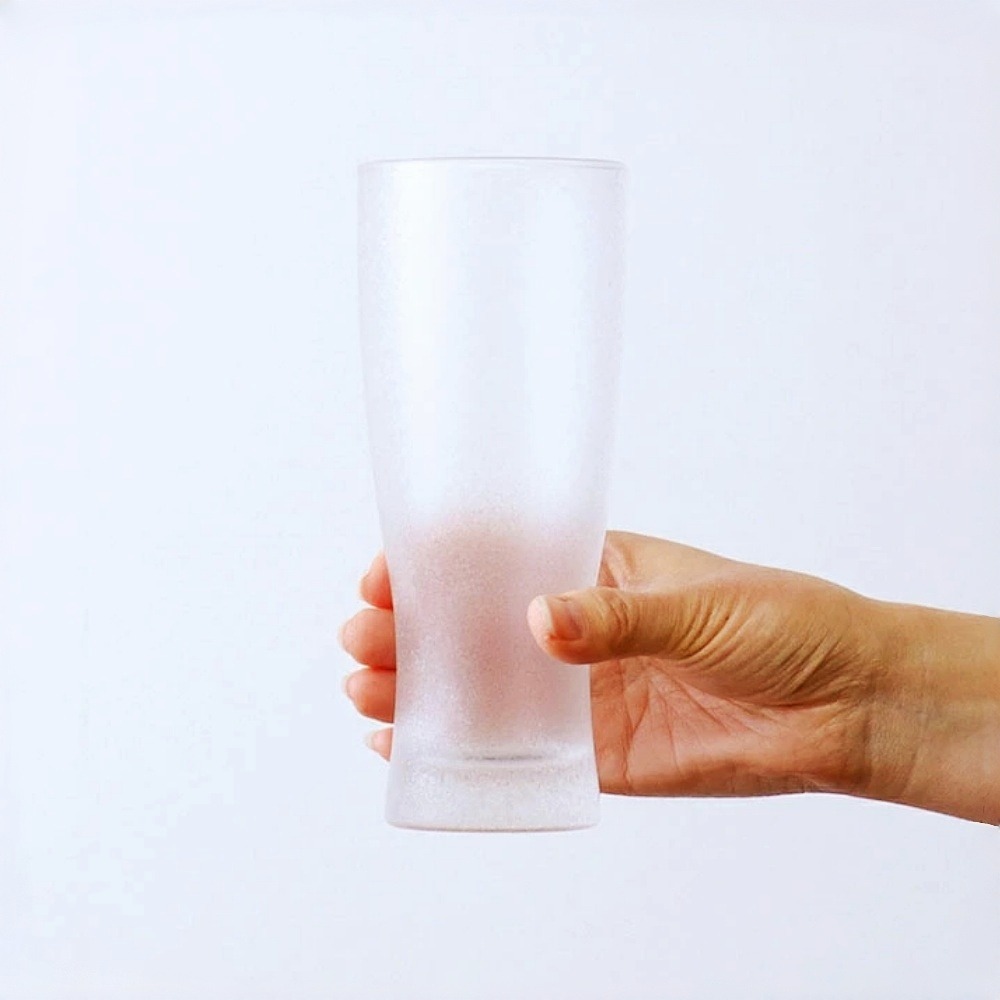 日本 ADERIA 晶耀啤酒杯 410ml｜霧面水晶玻璃｜特殊結晶鍍膜｜視覺降溫技術｜單入缺貨｜星羽默小舖-細節圖5