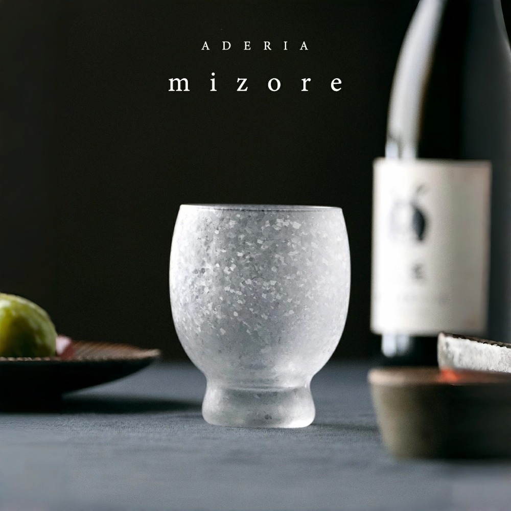 日本 ADERIA みぞれ 霧耀日本酒杯 145ml｜特殊霧面結晶加工｜視覺涼感技術｜單入零售｜星羽默小舖-細節圖8