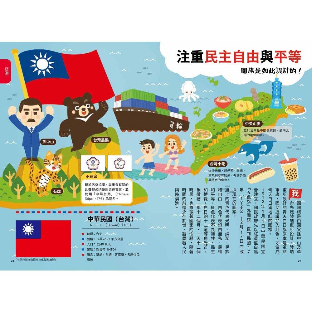 *華紀生活館*和平國際 國旗圖鑑：「為什麼會出現這種圖案呢？」著名研究專家監修，解說超完整的世界各國國旗圖鑑-細節圖4