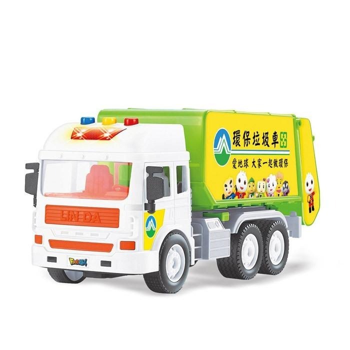 *華紀生活館*風車 FOOD超人城市聲光慣性垃圾車-細節圖2