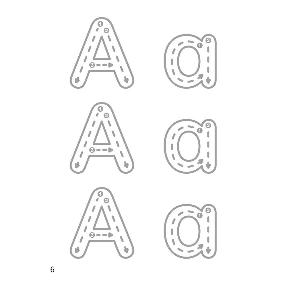 【華紀生活館】幼福  PiPi老師，我們來寫ABC：學齡前趣味ABC字母練習簿-細節圖2