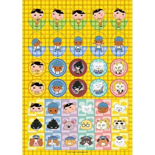 【華記生活館】京甫 屁屁偵探 好有趣貼畫 PP023B-細節圖4