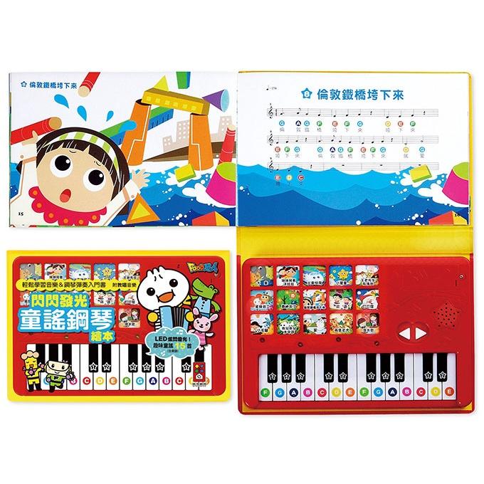 【華紀生活館】風車  FOOD超人-閃閃發光童謠鋼琴繪本*新版-細節圖2