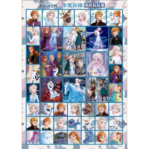 【華記生活館】京甫  冰雪奇緣 繽紛貼貼畫 RCA45C-細節圖2