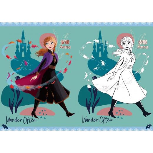 【華記生活館】京甫  冰雪奇緣 繽紛貼貼畫 RCA45C-細節圖4