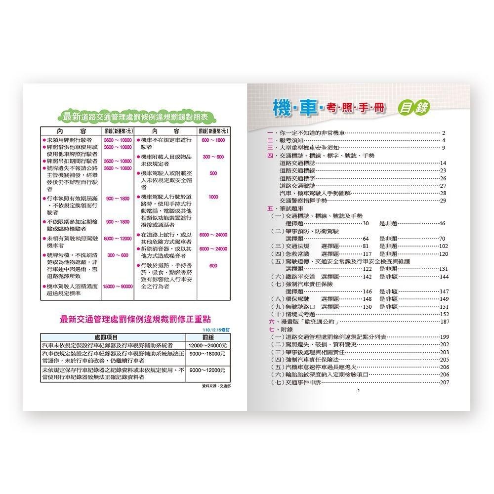 【華紀生活館】世一 最新機車考照完全手冊系列(25K)-細節圖5