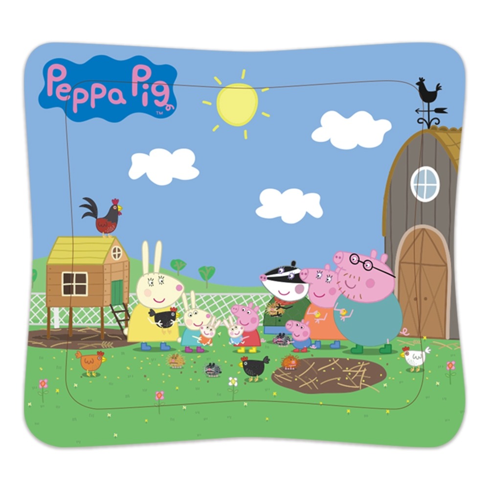 【樂在生活館】世一 粉紅豬:佩佩去農場20片拼圖 C675169-細節圖3