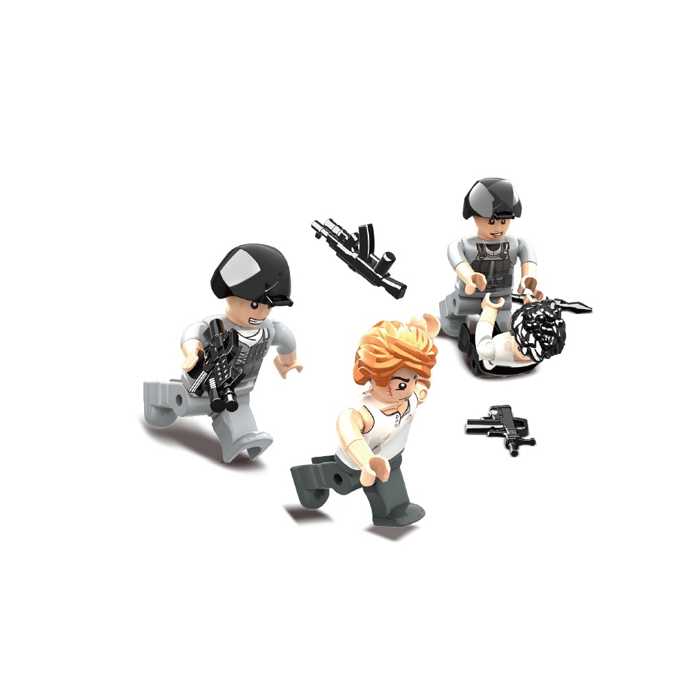 【樂在生活館】世一 火線對戰直升機積木組Q16030-細節圖2