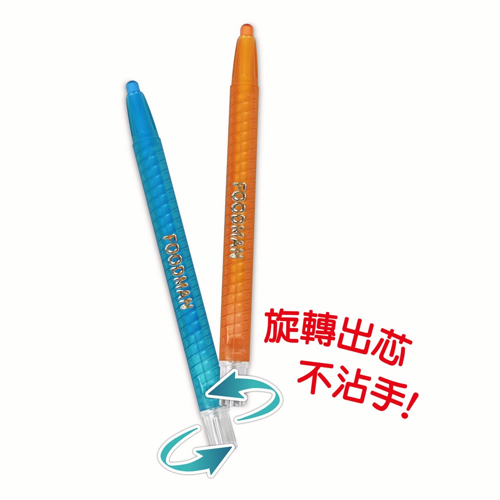 【樂在生活館】風車 FOOD超人兒童旋轉蠟筆4714426807469-細節圖3