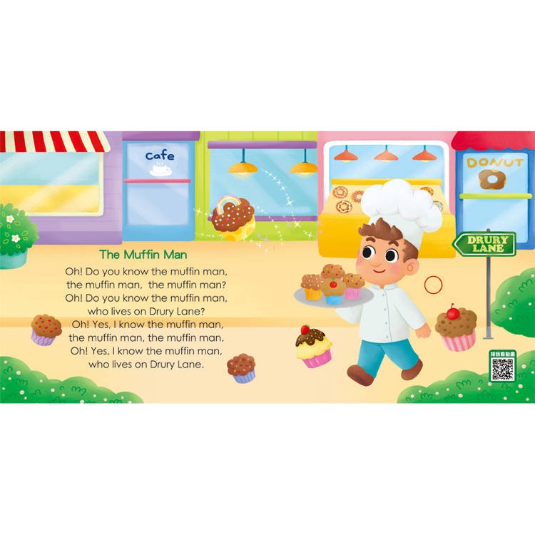 【樂在生活館】双美 寶寶按按有聲書系列（6首中文兒歌+6個可愛動畫）：-細節圖5