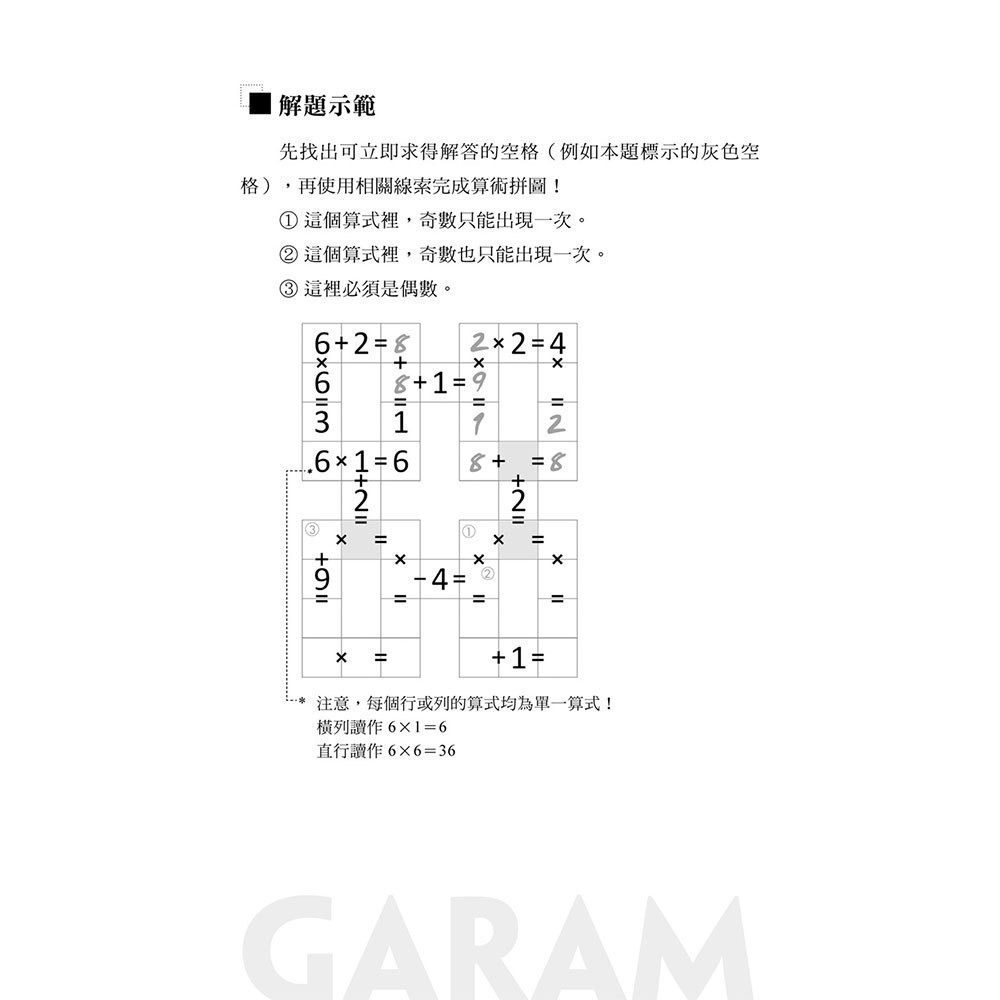 【樂在生活館】和平國際 GARAM 最頂尖的算術拼圖-細節圖3