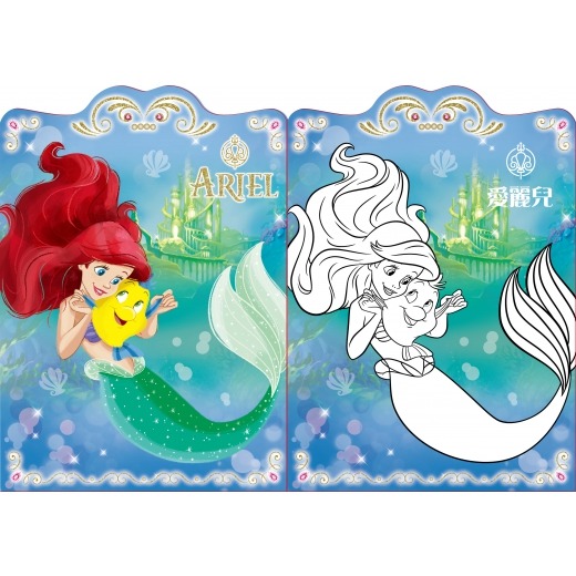 【樂在生活館】京甫 迪士尼公主 小畫家造型貼畫─小夥伴篇DS010G-細節圖3