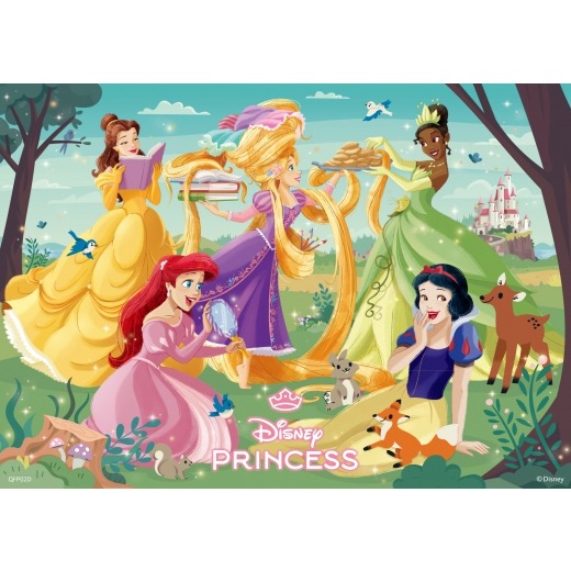 【樂在生活館】京甫 迪士尼公主 108片盒裝拼圖(D)QFP02D-細節圖2