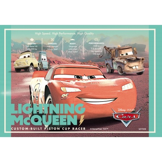 【樂在生活館】京甫 Cars 108片盒裝拼圖(B)QFP22B-細節圖2