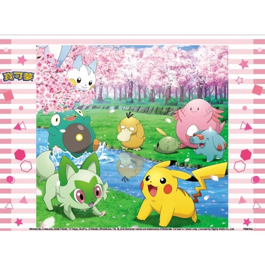 【樂在生活館】京甫 寶可夢 108片盒裝拼圖(J)POK14J-細節圖2