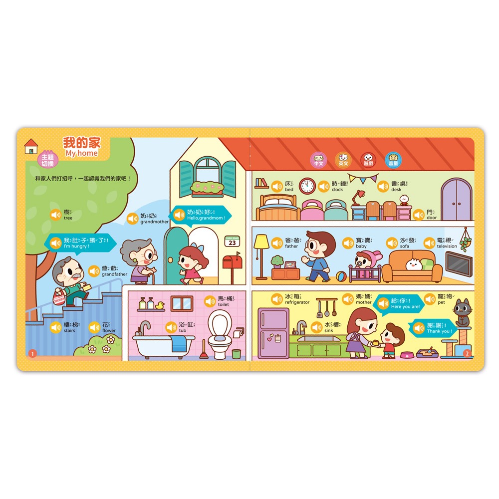 【樂在生活館】風車 FOOD超人手指點讀-我的生活(互動有聲書)9786267496763-細節圖2