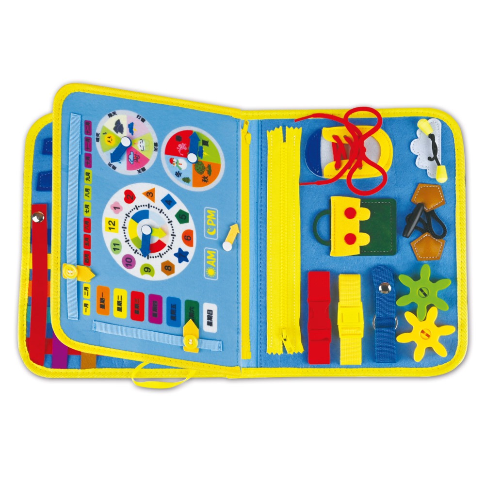 【樂在生活館】風車 幼幼早教機關布書4714426000655-細節圖3