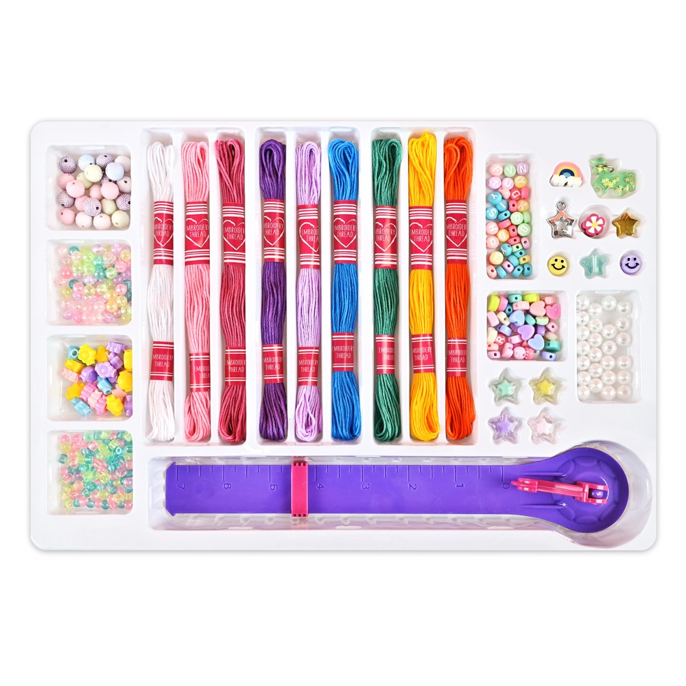 【樂在生活館】風車 閃亮寶石派對DIY串珠寶盒4714426000648-細節圖3