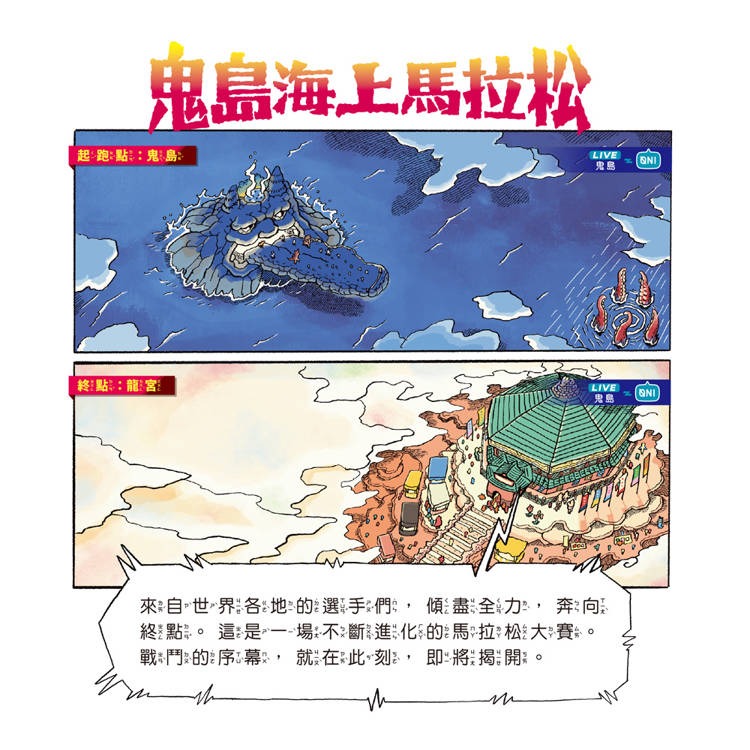 【樂在生活館】球球館 鬼島海上馬拉松-細節圖2