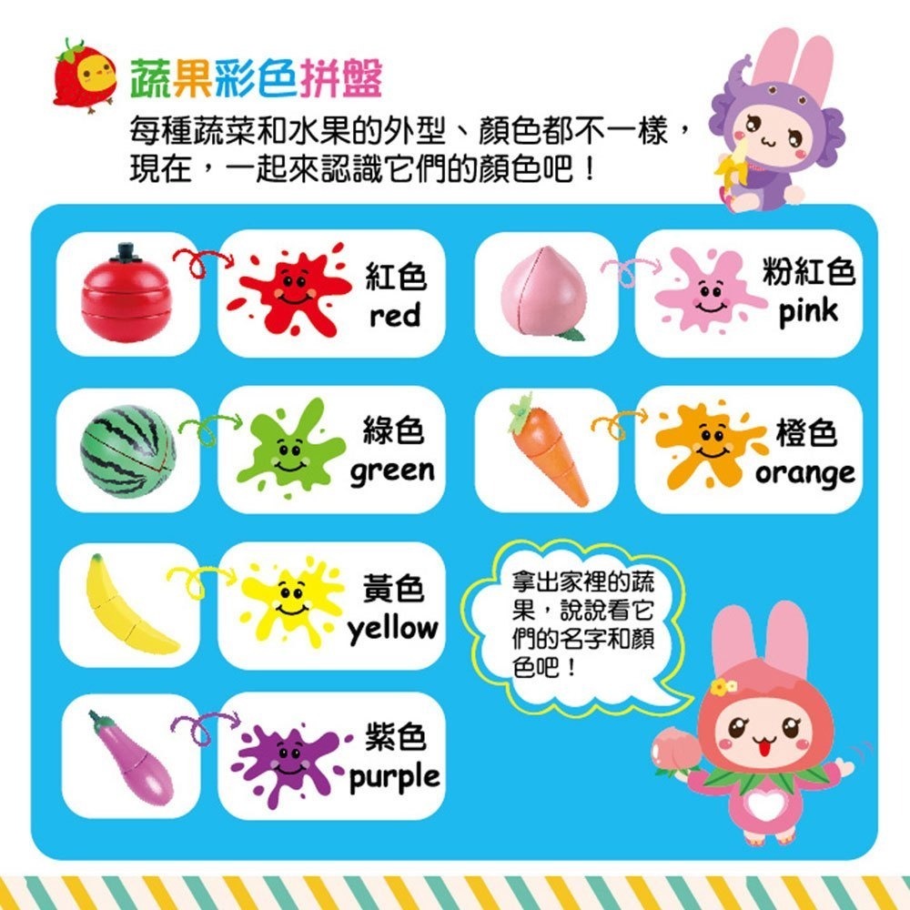 【樂在生活館】幼福 忍者兔蔬菜水果切切樂-細節圖7