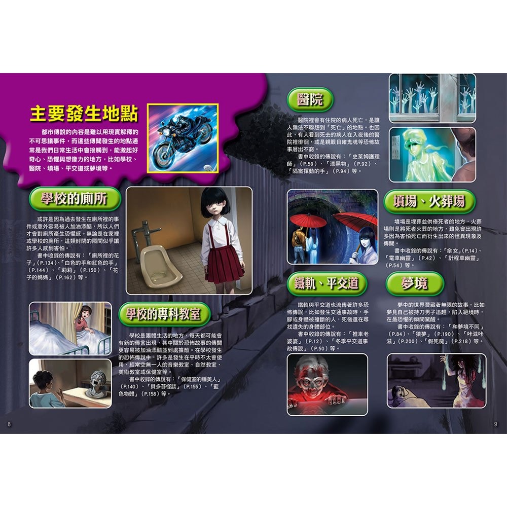 【樂在生活館】和平國際 日本恐怖傳說【124則發生在身邊的詭異故事】-細節圖3