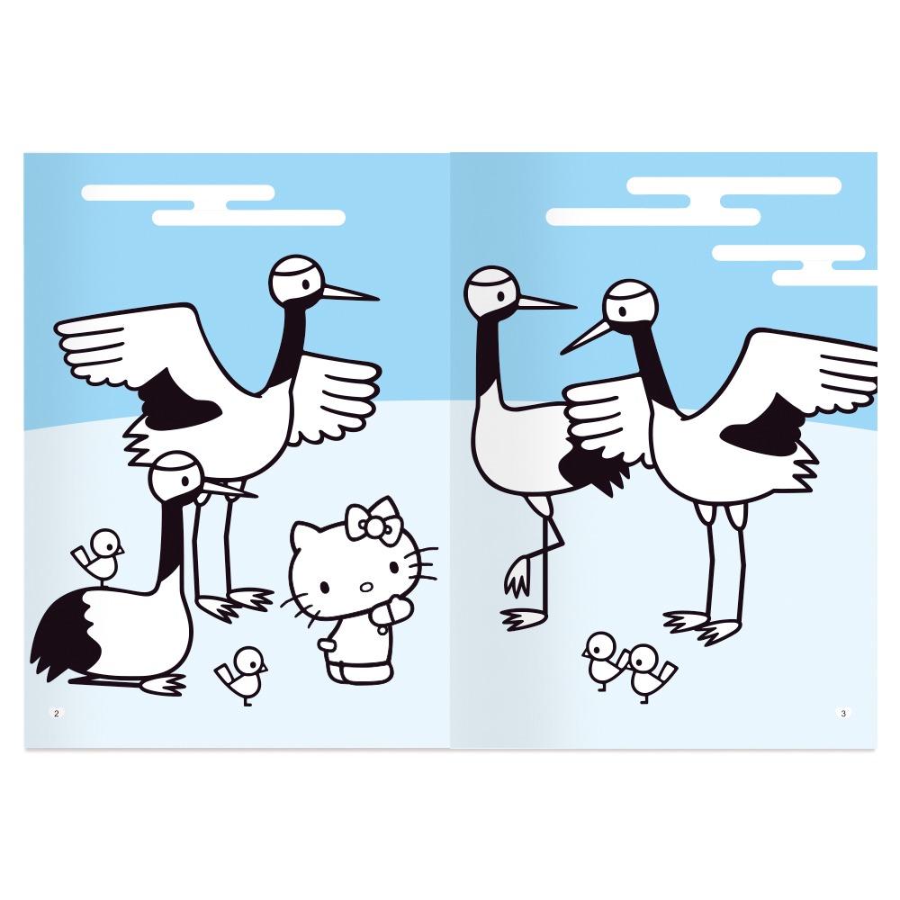 【樂在生活館】世一 Hello Kitty著色畫-動物篇C678166-細節圖2