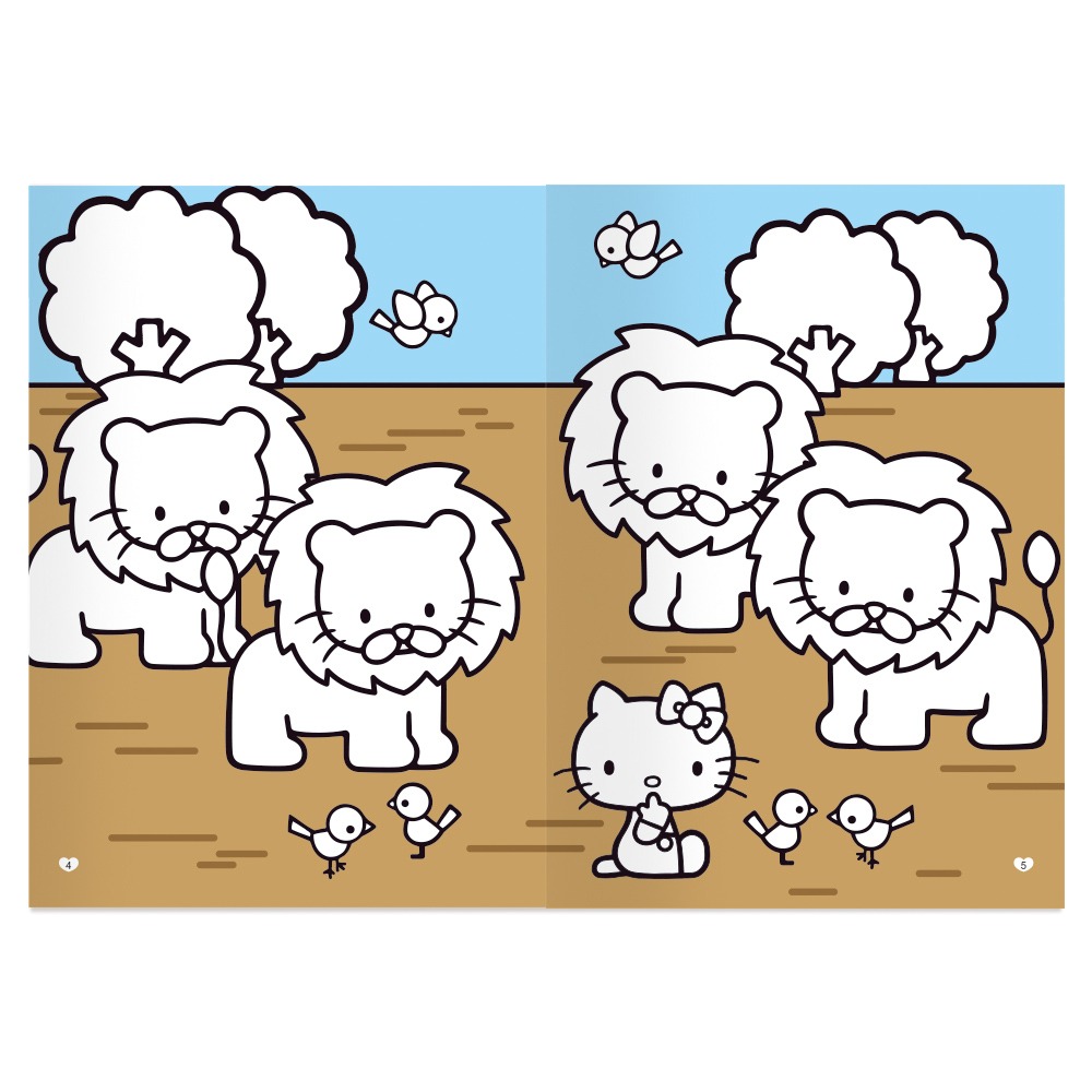 【樂在生活館】世一 Hello Kitty著色畫-動物篇C678166-細節圖3