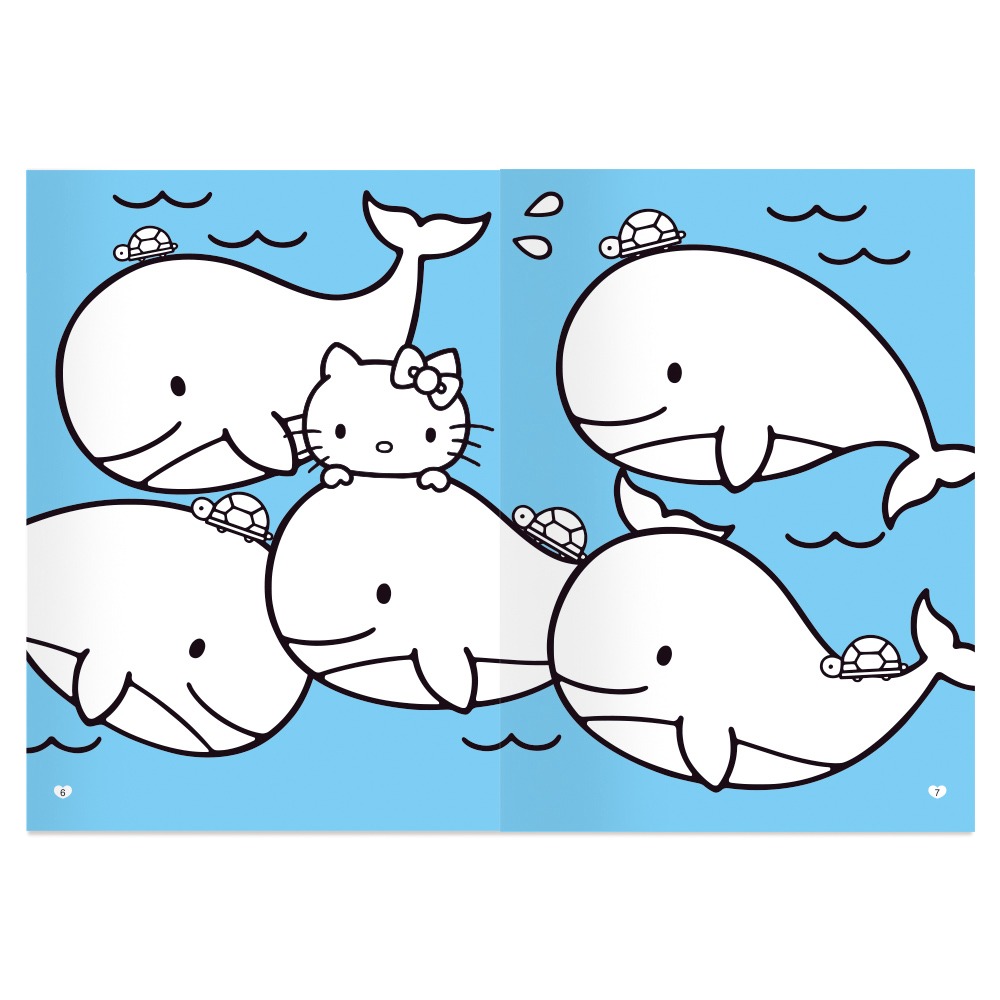 【樂在生活館】世一 Hello Kitty著色畫-動物篇C678166-細節圖4