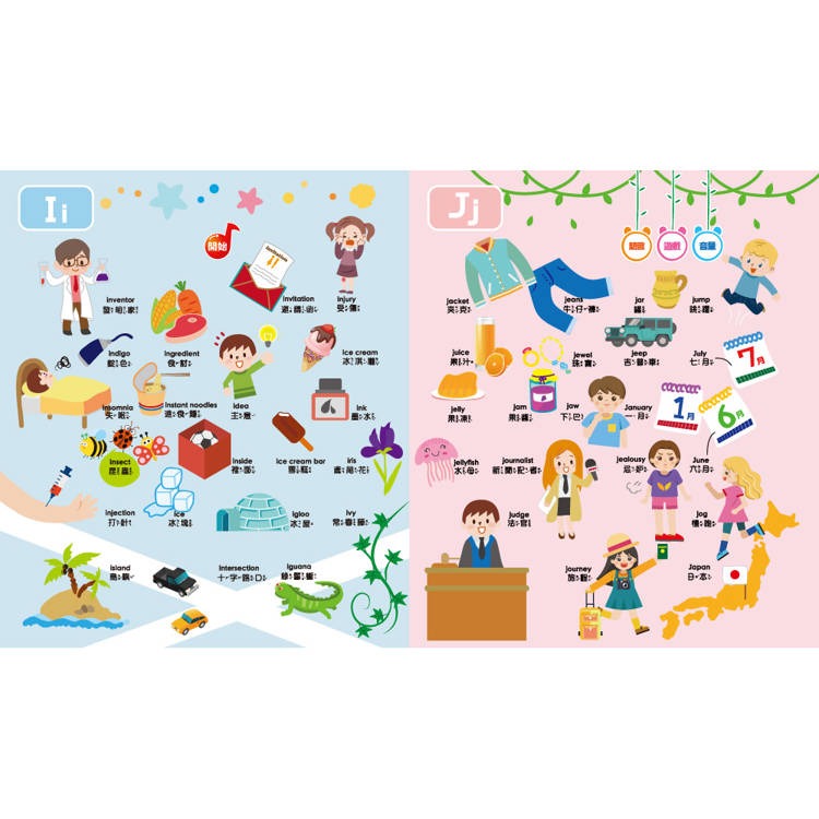 【樂在生活館】双美 手指點讀有聲書系列-ABC學習圖鑑（內含3語發音+26個字母主題+600個詞語）-細節圖3