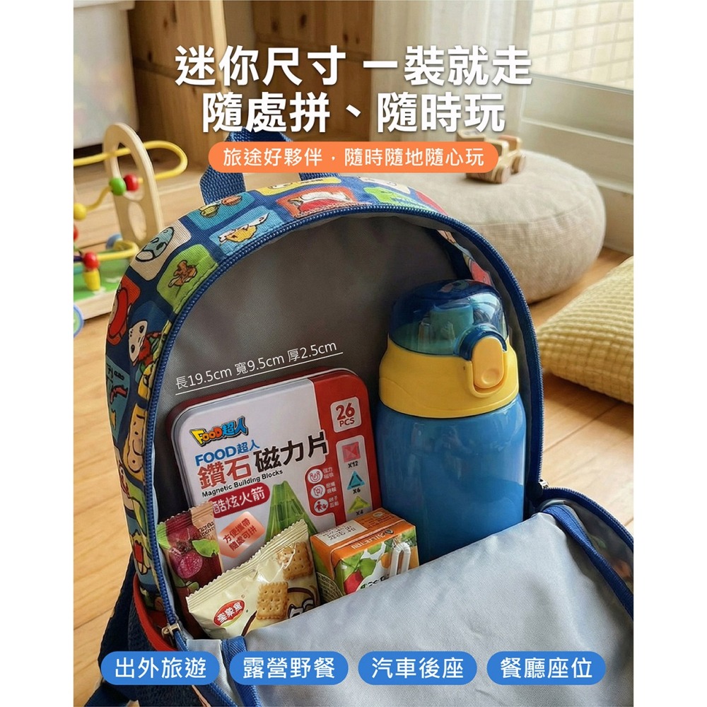 【樂在生活館】風車 FOOD超人鑽石磁力片系列：-細節圖4
