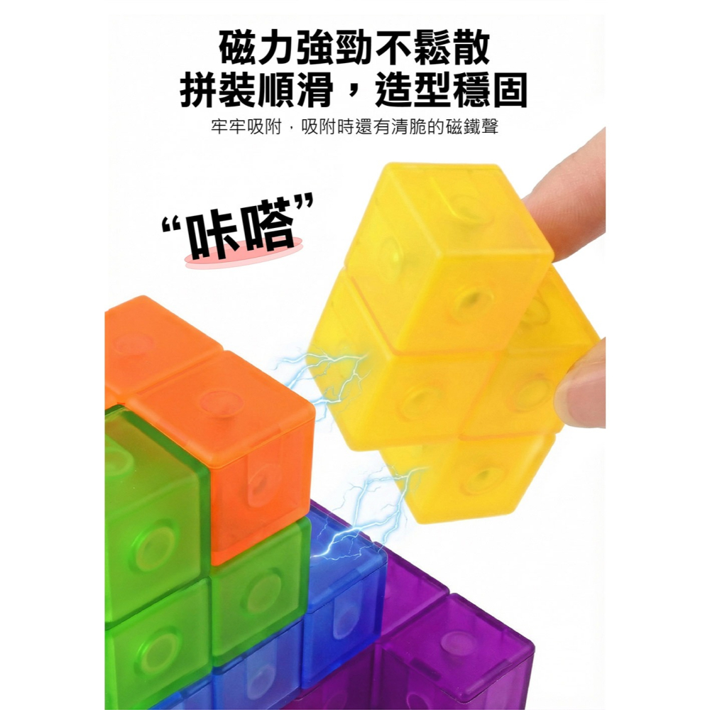 【樂在生活館】風車 百變磁力魔方4711664080289-細節圖6
