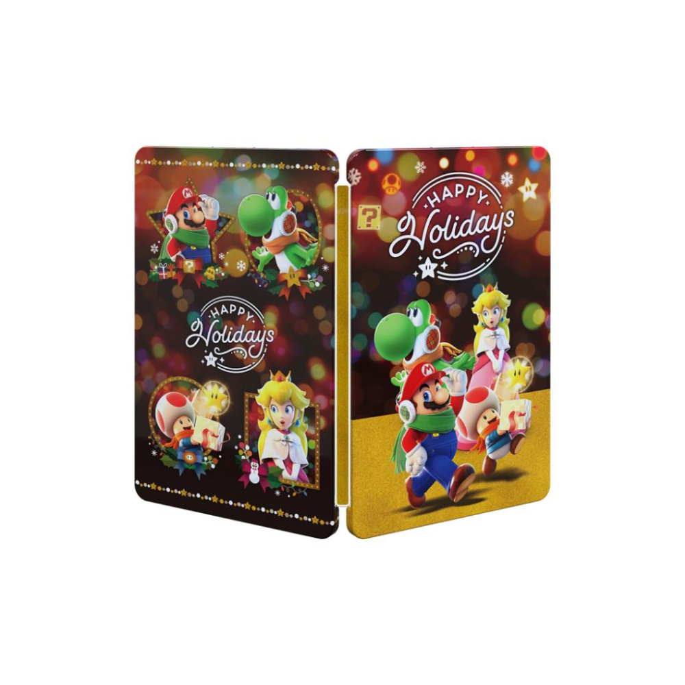 2021 冬季任天堂特典 steelbook 鐵盒 Nintendo Switch 超級瑪利歐-細節圖3