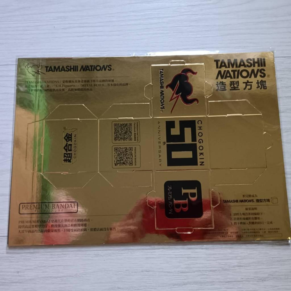超合金50th週年特展 TAMASHII NATIONS造型方塊 CHOGOKIN BANDAI-細節圖3