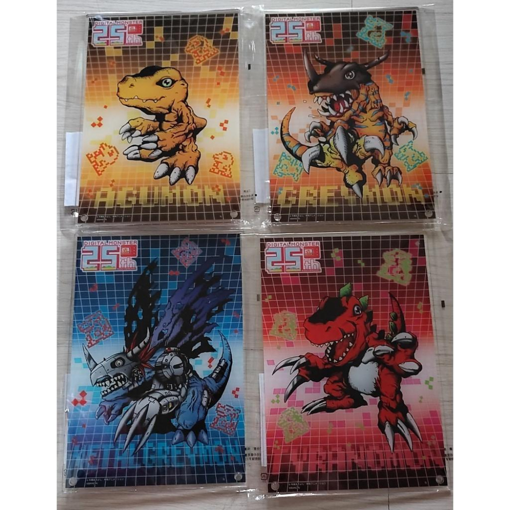 數碼寶貝 25週年 壓克力立牌 日PB限定 巨龍獸 亞古獸 暴龍獸 機械暴龍獸 惡魔獸 熊仔獸 鼻涕獸 怪獸對打機-細節圖4
