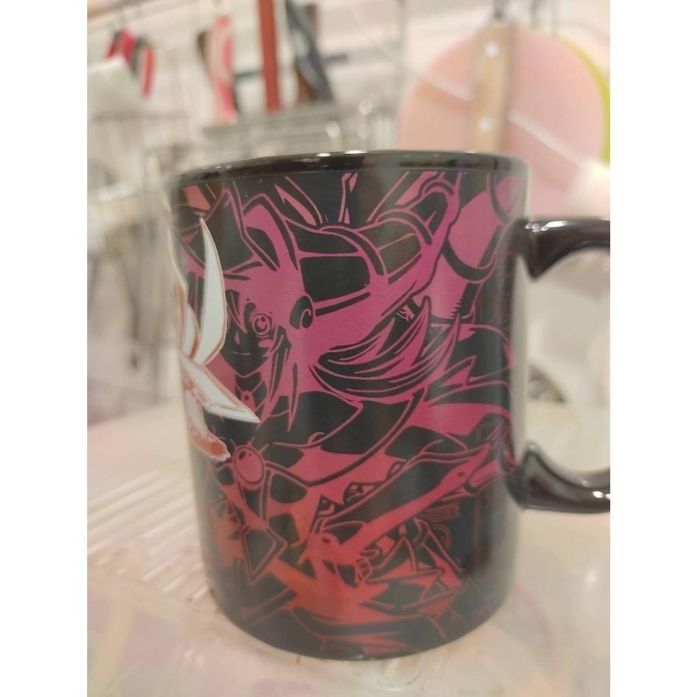 遊戲王 ＂變⾊＂陶瓷杯-闇遊戲 馬克杯 黑魔導女孩 黑魔導士 Ani-Mall 熱水-細節圖5